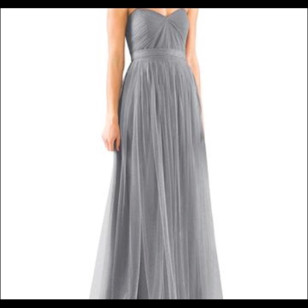 Annabelle Jenny Yoo Tulle dress in Hydrangea